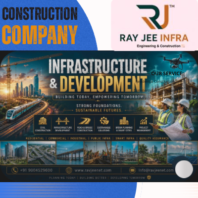 ⭐ Ray Jee Infra™ – Construction Services | Mason, Helper & Labour Supply