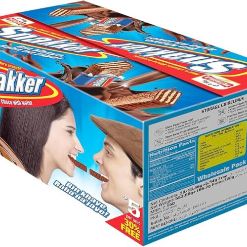 Snakker Wafer Biscuit – ₹5 Pack