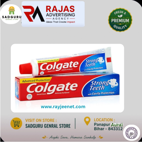 Colgate Strong Teeth टूथपेस्ट ₹10 | कैल्शियम बूस्ट | मजबूत दाँतों के लिए