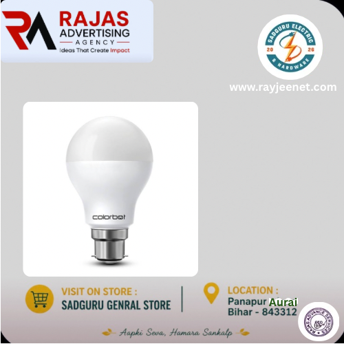 Colorbot LED Bulb – Energy Efficient Indoor Lighting Bulb (B22 Base)