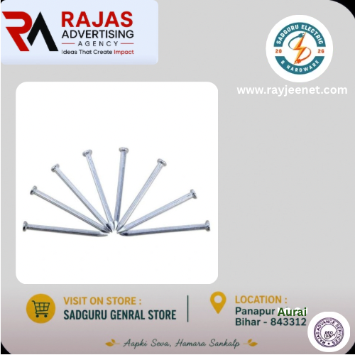 Steel Wire Nails – Galvanized Iron (GI) Nails for Wood & Construction