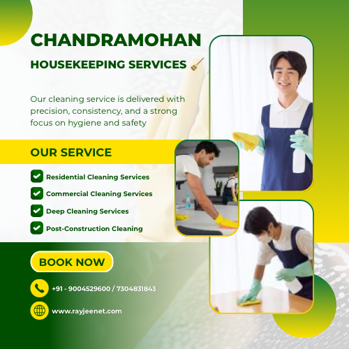 Chandramohan Housekeeping Services | Powered by Ray JEE Net™